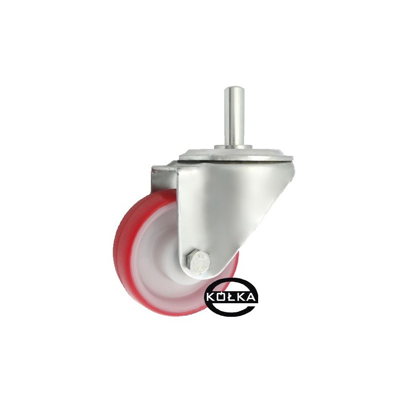 Koło fi. 80 mm skrętne poliamidowo-poliuretanowe z bolcem ø24 / 5BC*24