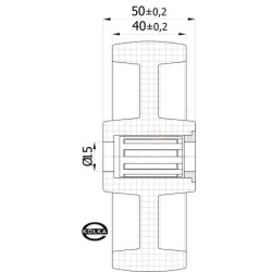 Koło fi. 125 mm otw.15mm,...