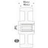 Koło fi. 125 mm otw.15mm, N: 250kg ł.wałecz / 20B