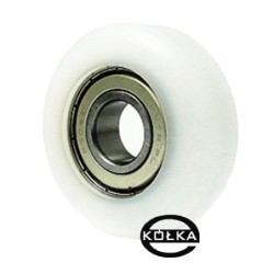 Rolka fi. 50,3 mm tworzywowa z łożyskiem, do bram / R-50,3