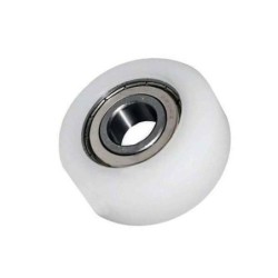 Rolka fi. 48 mm tworzywowa z łożyskiem, do bram / R-48