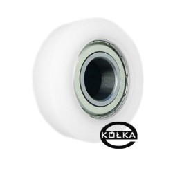 Rolka fi. 60,5 mm tworzywowa z łożyskiem, do bram / R-60,5