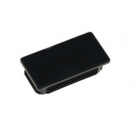Zaślepka prostokątna 20x50mm 1szt. Czarna