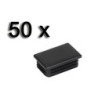 Zaślepka prostokątna 27x40mm 50szt. Czarna
