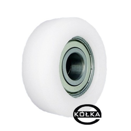 Rolka fi. 78 mm tworzywowa ułożyskowana, do bram / R-78,5