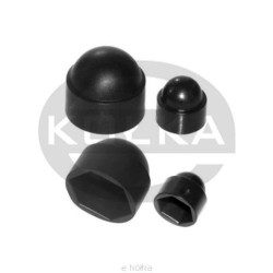 Maskownica  nakrętki czarna M14 - 10 szt.