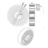 Rolka fi. 200 mm NO CRUSH , do tektury / KNC-200-50/30
