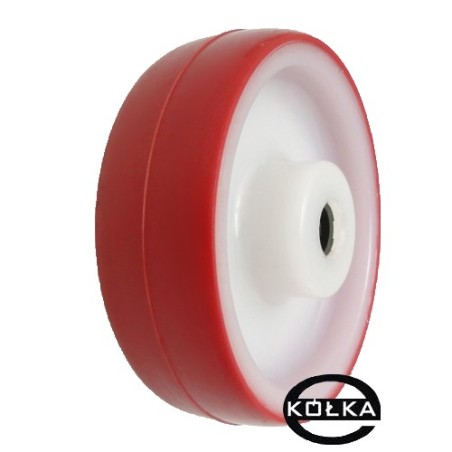 Koło fi. 100 mm poliamidowo-poliuretanowe ł.nierdzewne / 10BCX