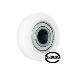 Rolka fi. 68 mm tworzywowa ułożyskowana, do bram / R-68,5