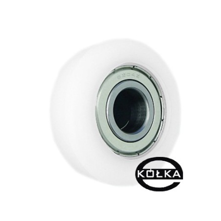 Rolka fi. 68 mm tworzywowa ułożyskowana, do bram / R-68,5