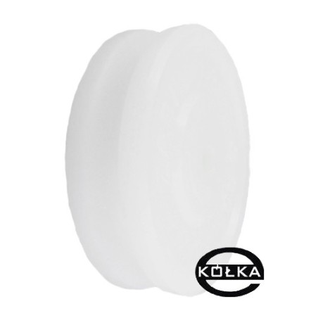 Rolka fi. 100mm tworzywowa profilowana bez łożyska  C100/12