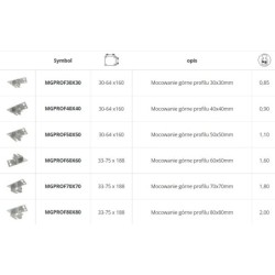 Mocowanie górne profilu 70x70 / MGPROF 70X70