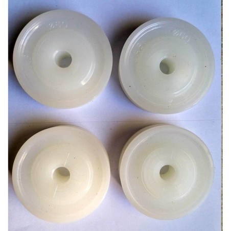 Rolka fi. 52mm tworzywowa profilowana bez łożyska 4szt. C52/8-4