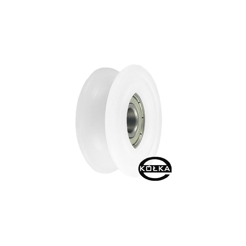 Rolka fi. 45mm tworzywowa profilowana ułożyskowana 2szt. C45/10Ł-2 Rolka fi. 45mm tworzywowa profilowana ułożyskowana 2szt. C45/10Ł-2