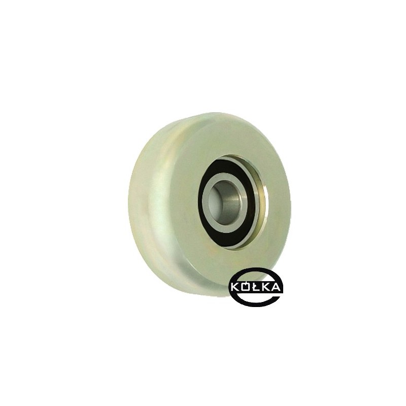 Rolka metalowa fi. 88,5 mm do bram z łożyskiem / R-88,5-M