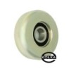 Rolka metalowa fi. 88,5 mm do bram z łożyskiem / R-88,5-M