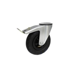 Koło fi. 200 mm pneumatyczne w obudowie skrętnej z ham. 200x50 4PR, N: 100kg KENDA / 2007ŁKH