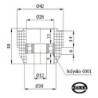 Rolka tworzywowa d-43mm łoż /RB-43Ł
