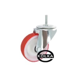 Koło fi. 100 mm skrętne poliamidowo-poliuretanowe z trzpieniem M10 ł.kulk / 14BCN*M10