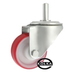 Koło fi. 80 mm skrętne poliamidowo-poliuretanowe z bolcem ø24 / 5BC*24