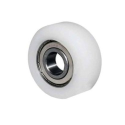 Rolka fi. 44 mm tworzywowa ułożyskowana, do bram / R-44