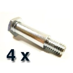 4 x Śruba do kosiarki z gwintem M8