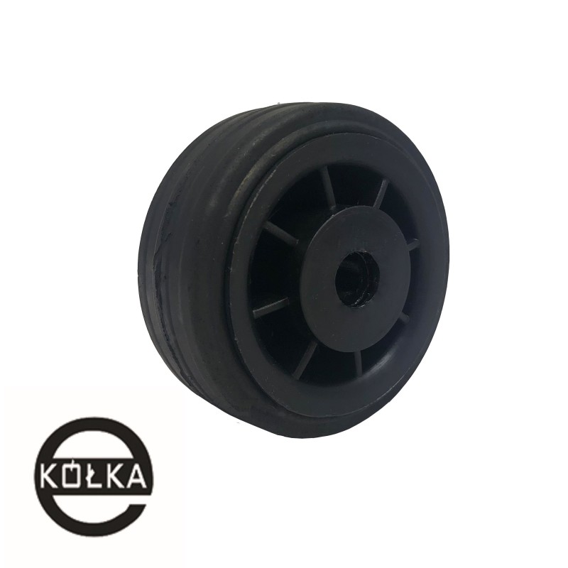 Koło fi. 80 mm tworzywowo-gumowe / 9T Koło fi. 80 mm tworzywowo-gumowe / 9T