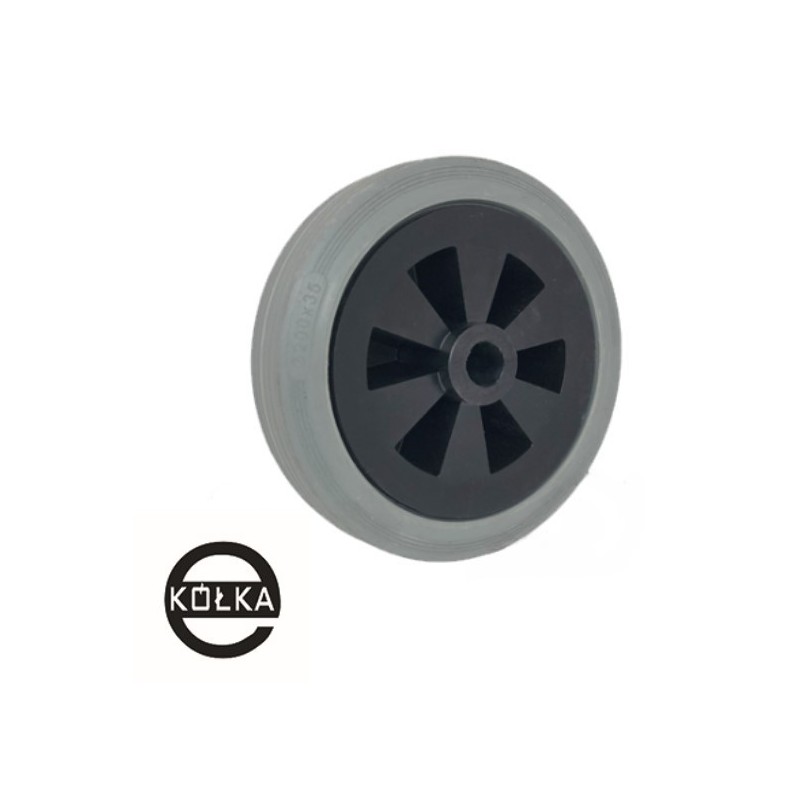Koło fi. 200 mm tworzywowo-gumowe  z nierdzewnym łożyskiem / 60TSX