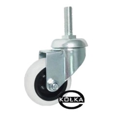 Koło fi. 50 mm skrętne, trzpień M8 N: 40kg / M54T*M8