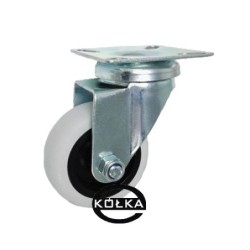 Koło fi. 50 mm, skrętne N: 40kg / M52T