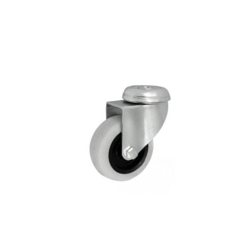 Koło fi. 64 mm skrętne z otworem N: 40kg / M67T