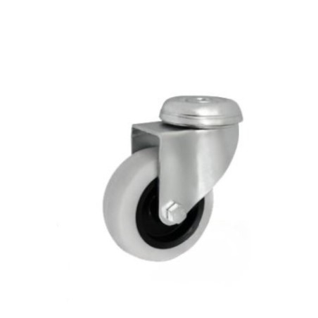 Koło fi. 64 mm skrętne z otworem N: 40kg / M67T
