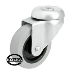 Koło fi. 64 mm skrętne z otworem N: 40kg / M67T