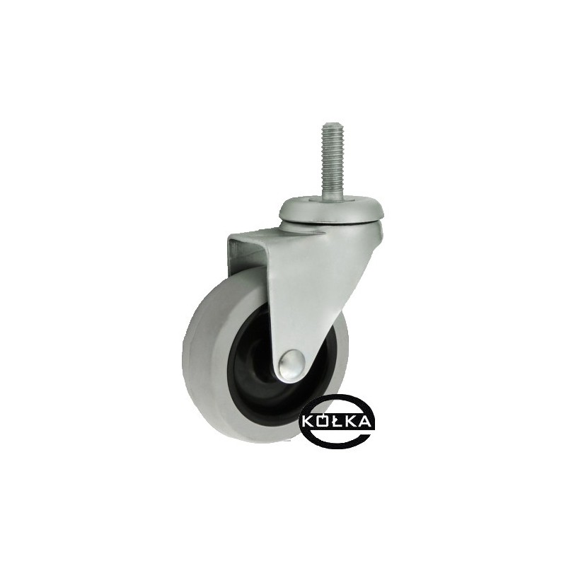 Koło fi. 64 mm skrętne, trzpień M10 N: 40kg / M64T*M10