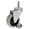 Koło fi. 64 mm skrętne, trzpień M10 N: 40kg / M64T*M10