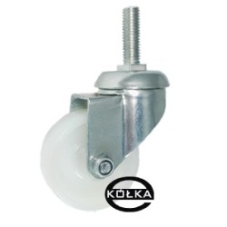 Koło fi. 50 mm skrętne, trzpień M12 N: 40kg / M54B*M12