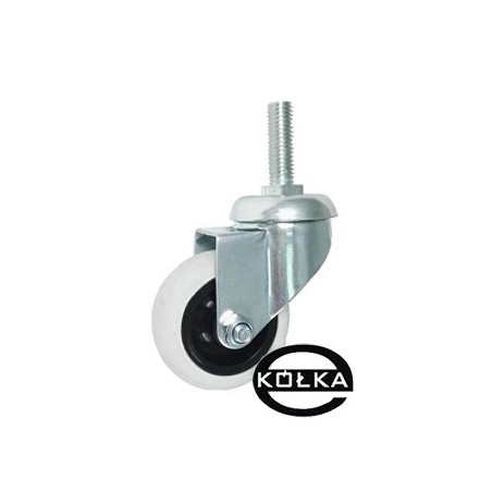 Koło fi. 50 mm skrętne, trzpień M12 N: 40kg / M54T*M12
