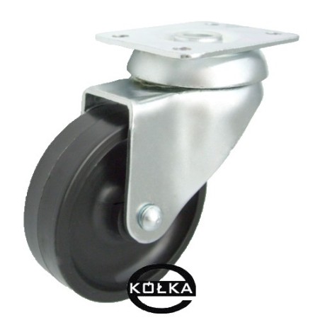 M62B : Koło fi. 60 mm meblowe w obudowie skrętnej, tworzywowe, N: 40kg / M62B