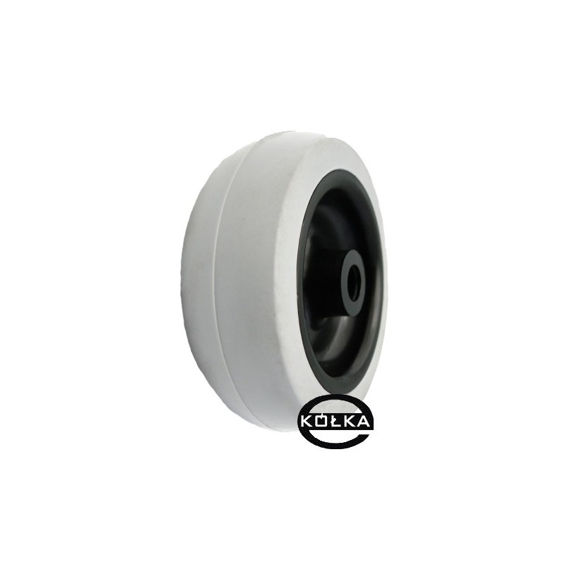 Koło fi. 75 mm N: 40kg tworzywowo–gumowe / M70T