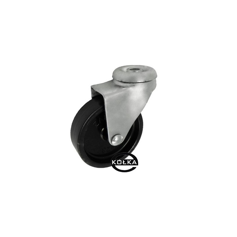 Koło fi. 75 mm skrętne z otworem N: 70kg / M77B