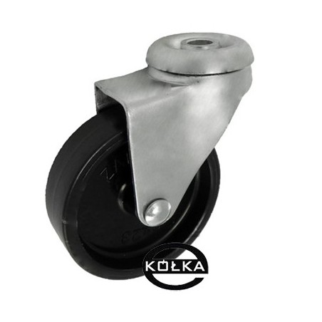 Koło fi. 75 mm skrętne z otworem N: 70kg / M77B