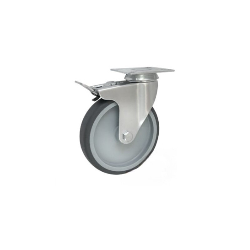 Koło fi. 125 mm, skrętne z ham. N: 120kg / M25TH Koło fi. 125 mm, skrętne z ham. N: 120kg / M25TH