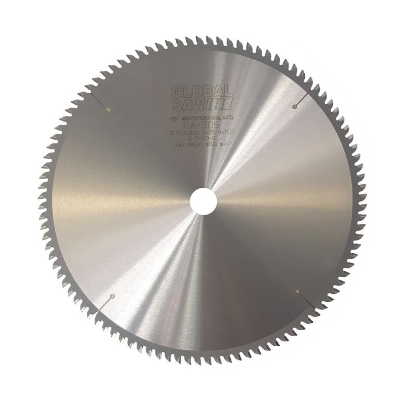 Piła tarczowa do cięcia aluminium GLOBAL SAW 305 x 2,8/2,2 x 25,4mm / 100z CERMET Piła tarczowa do cięcia aluminium GLOBAL SAW 305 x 2,8/2,2 x 25,4mm / 100z CERMET