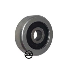 Rolka metalowa fi. 25 mm  do bram z łożyskiem / R-25-M
