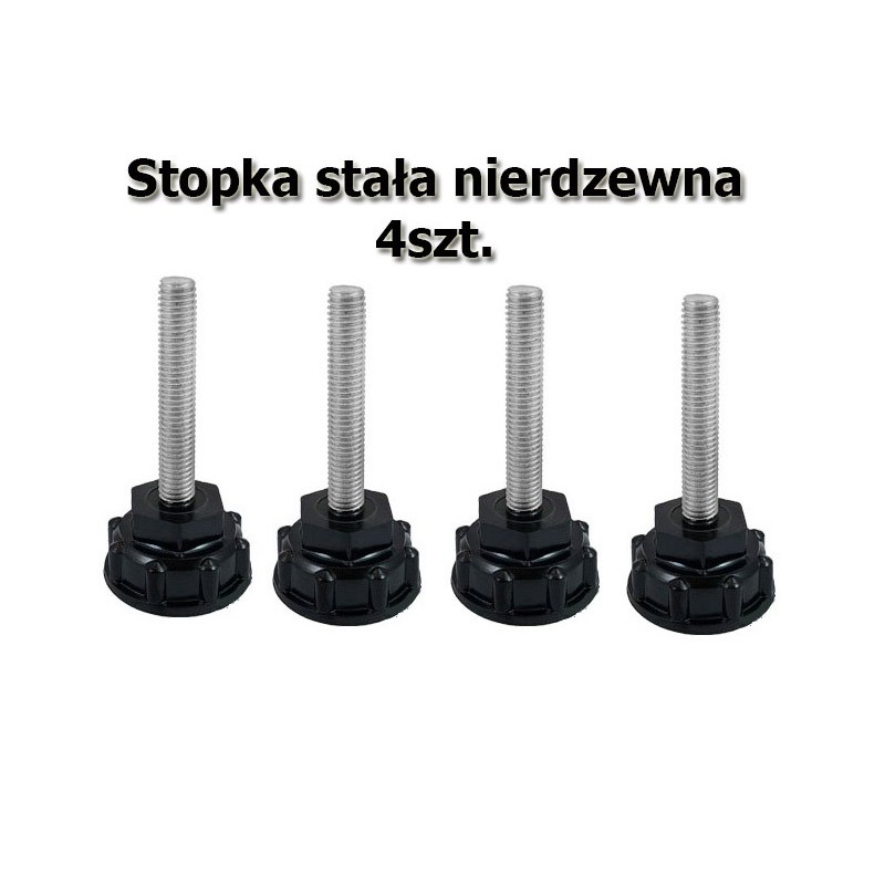 Nierdzewna stopka stała M8X60 4szt. / SX-M8X60