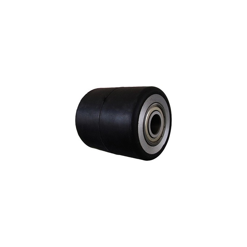 Rolka fi. 80 mm aluminiowo-gumowa, szer. 100mm, N: 400kg / RAG-80-100