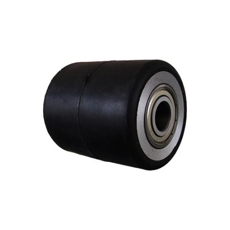 Rolka fi. 80 mm aluminiowo-gumowa, szer. 100mm, N: 400kg / RAG-80-100