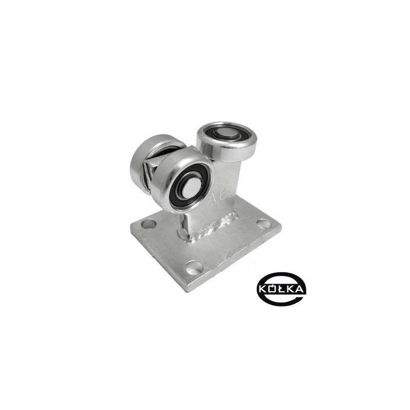 Wózek 3-rolkowy stały, bez regulacji wysokości, do profilu 50x50x2,5 / 3MM-50 Wózek 3-rolkowy stały, bez regulacji wysokości, do profilu 50x50x2,5 / 3MM-50