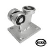 Wózek 3-rolkowy stały, bez regulacji wysokości, do profilu 50x50x2,5 / 3MM-50