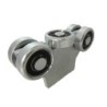 Wózek 5-rolkowy z płaskownikiem, do profilu 50x50x2,5, 5 rolek metalowych / G-5MM-50